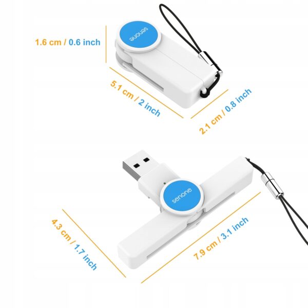 Czytnik Kart Kierowców - USB + USB-C + Micro USB