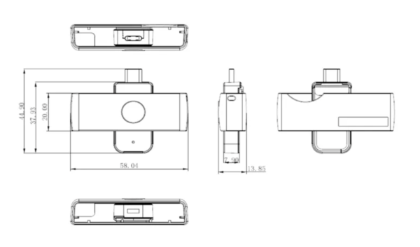 ASC | Czytnik Kart Kierowców | USB-C | ACR39U-NF