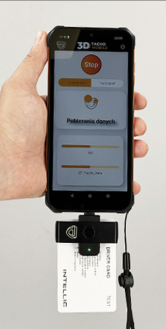 3D TACHO MOBILE - Czytnik tachografów i kart kierowców