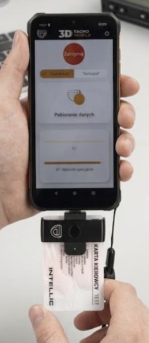 3D TACHO MOBILE - Czytnik tachografów i kart kierowców